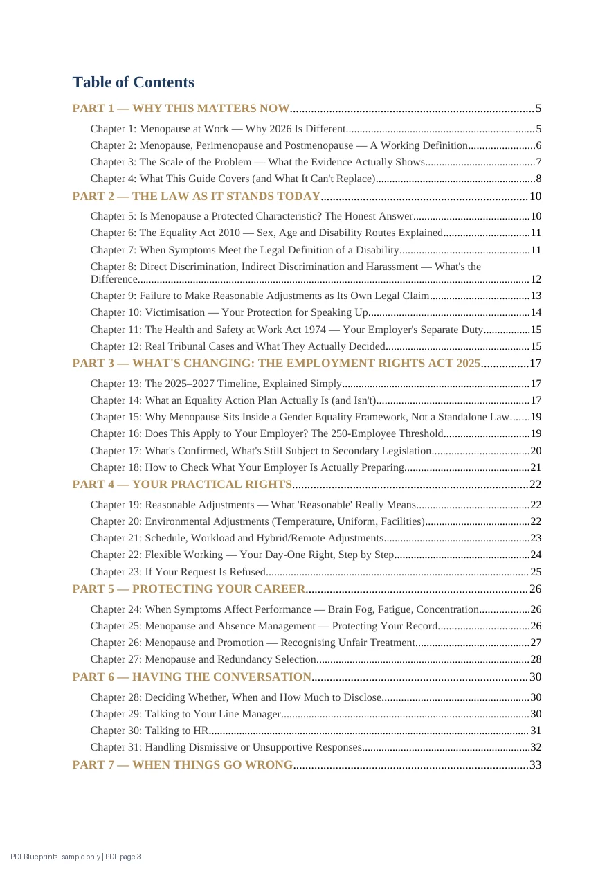 Menopause at Work Blueprint — sample PDF page 3