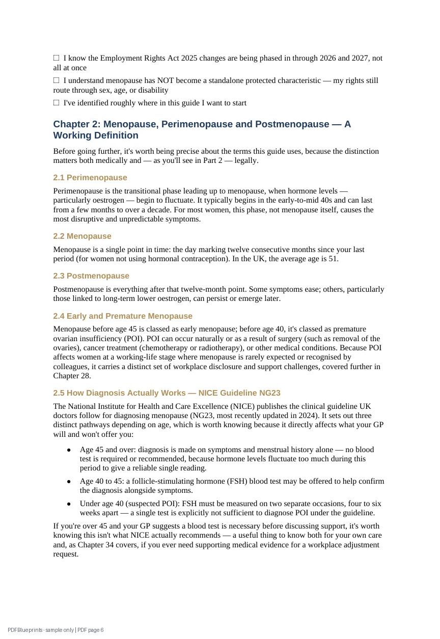 Menopause at Work Blueprint — sample PDF page 6