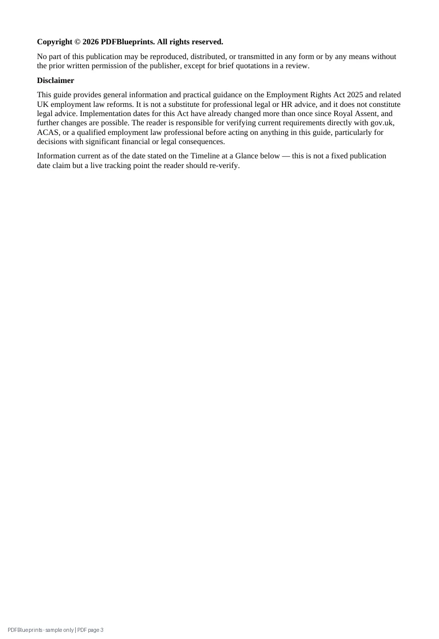 UK Employment Rights Act 2025 Compliance Blueprint — sample PDF page 3