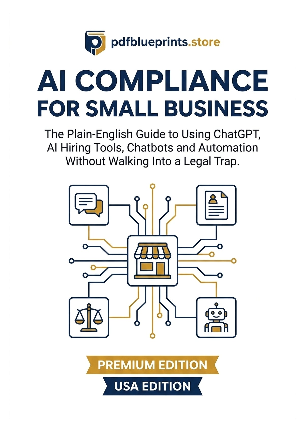 AI Compliance for Small Business guide cover covering US state AI laws