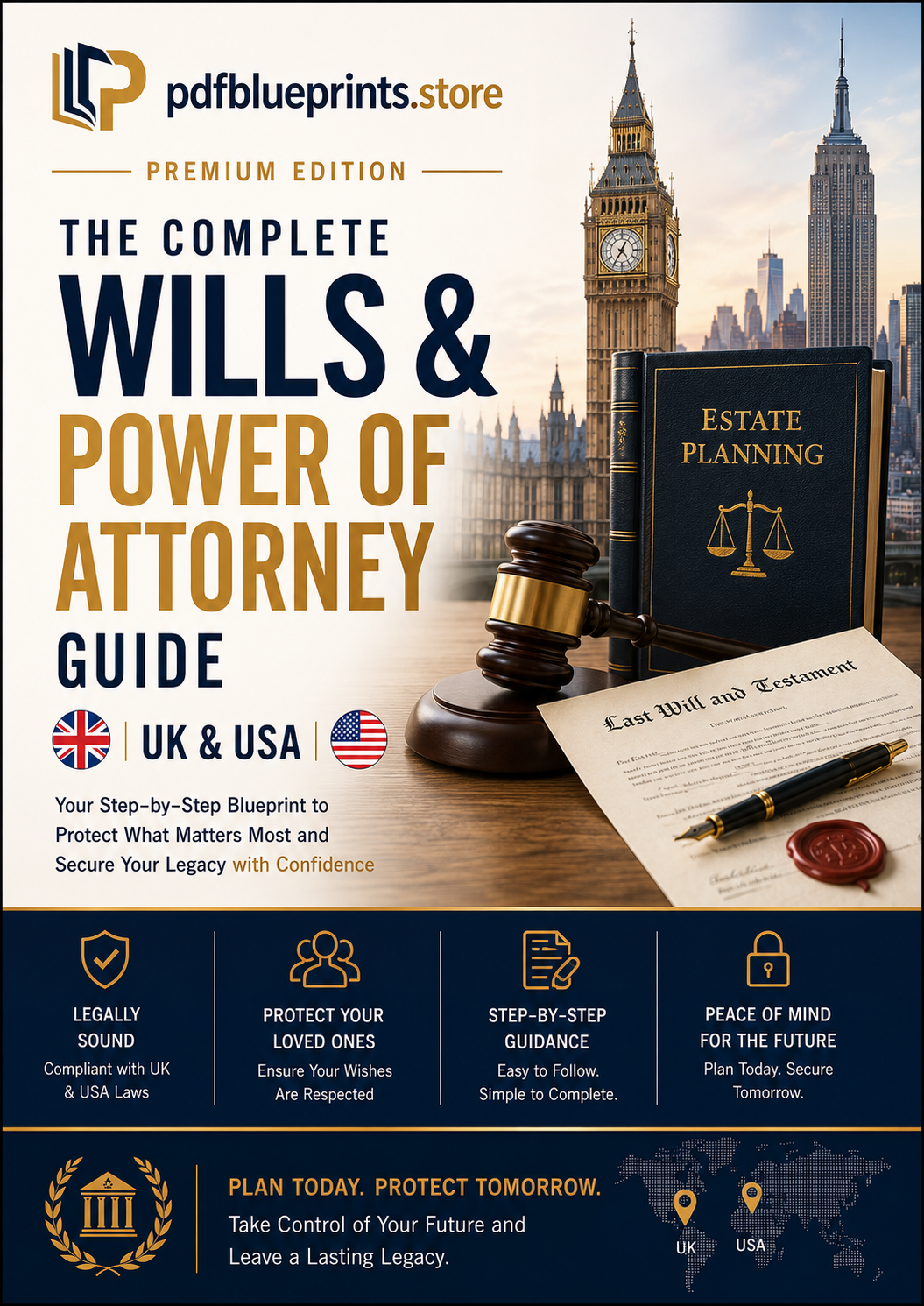 **The Complete Wills & Power of Attorney Guide - Premium Edition**