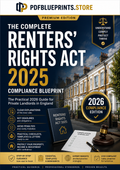 Renters' Rights Act 2025 compliance blueprint cover with 2026 edition badge