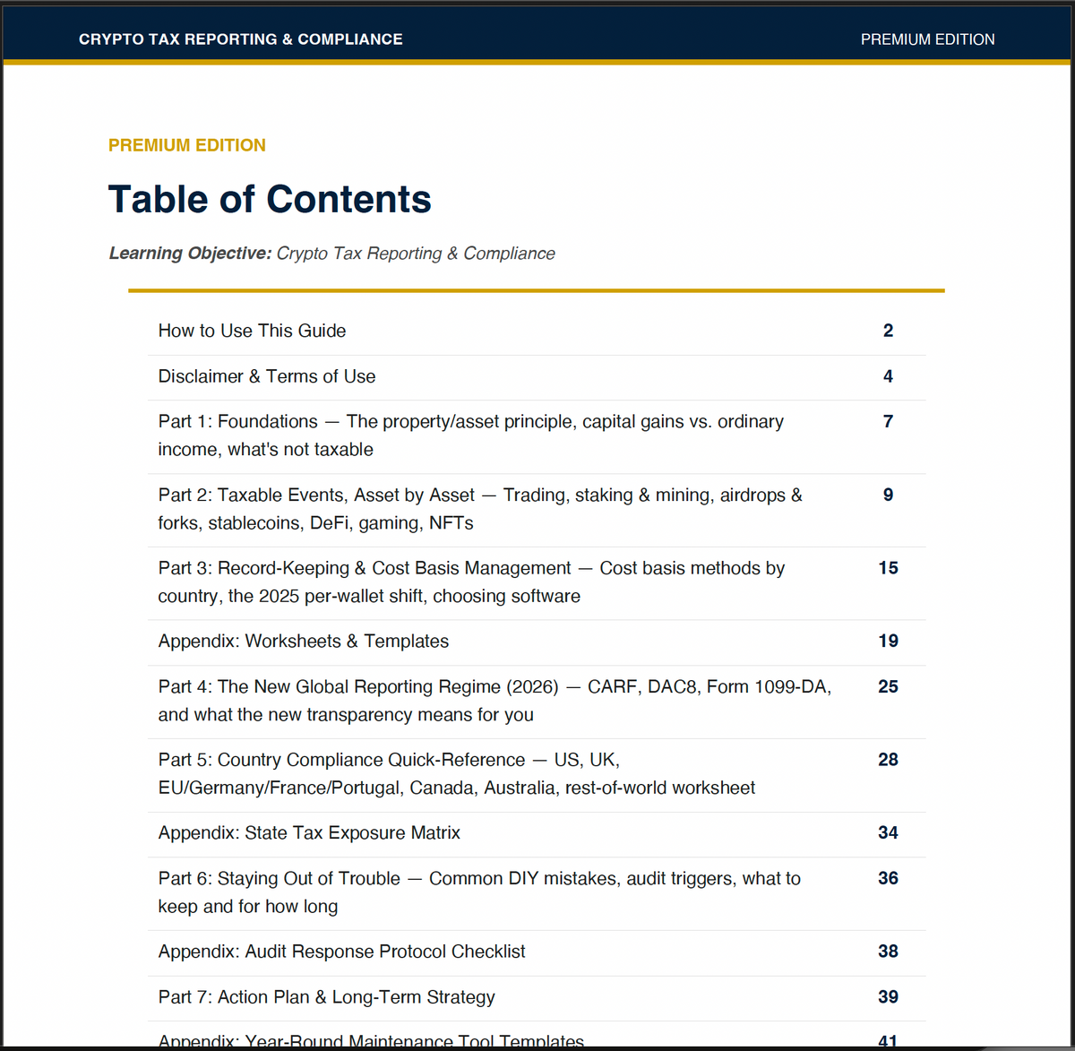 The Complete Crypto Tax Reporting & Compliance Guide – Premium Edition