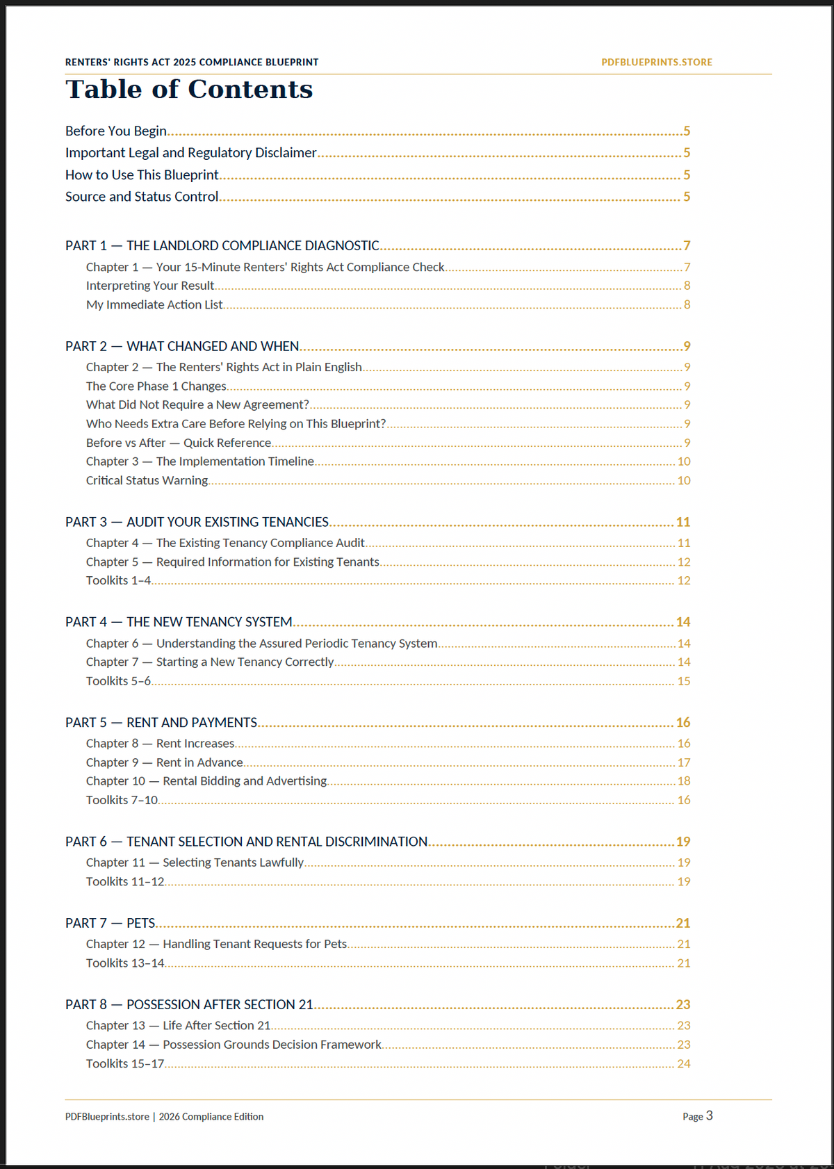 The Complete Renters' Rights Act 2025 Compliance Blueprint — 2026 Edition