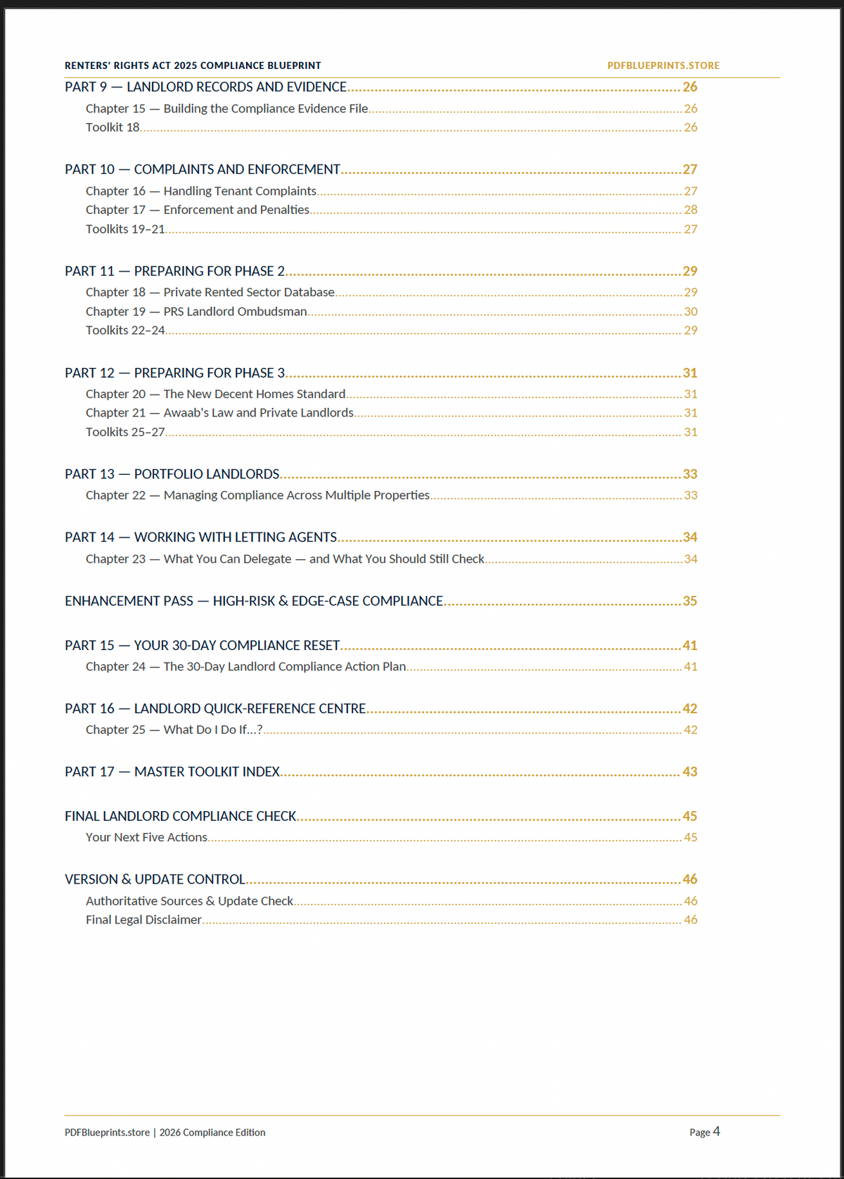The Complete Renters' Rights Act 2025 Compliance Blueprint — 2026 Edition