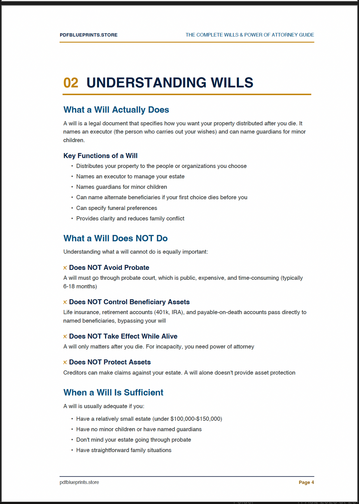 The Complete Wills & Power of Attorney Guide - Premium Edition