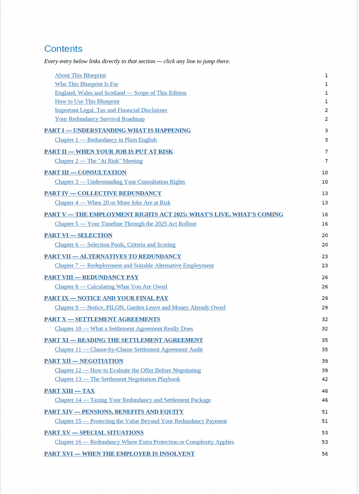 The Complete Redundancy & Settlement Agreement Survival Blueprint – UK Edition