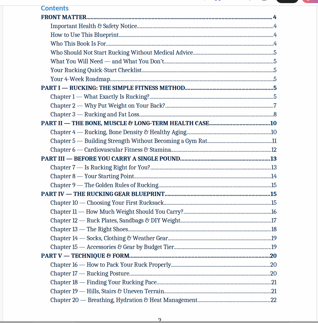 The Complete Rucking Blueprint