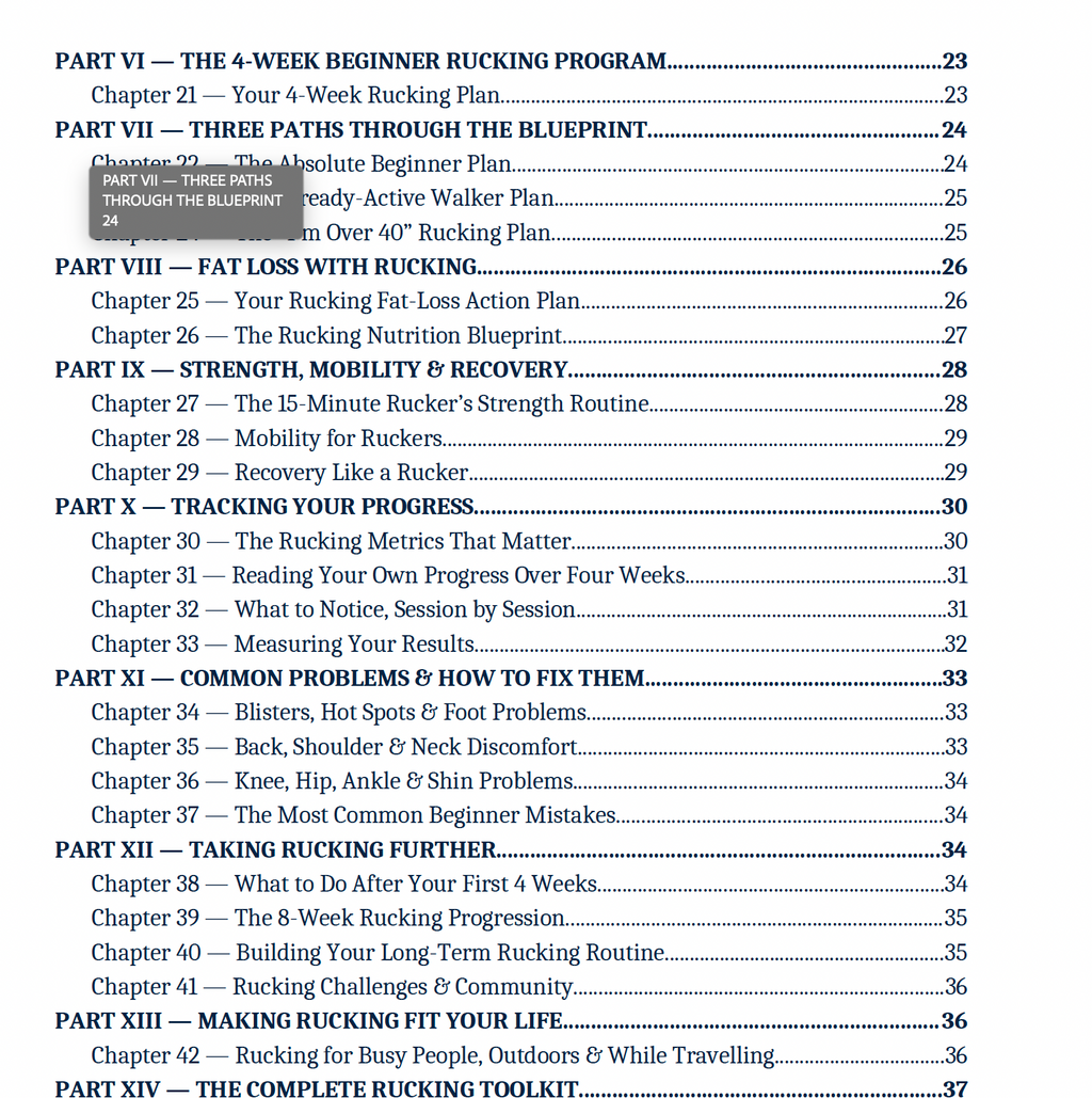 The Complete Rucking Blueprint