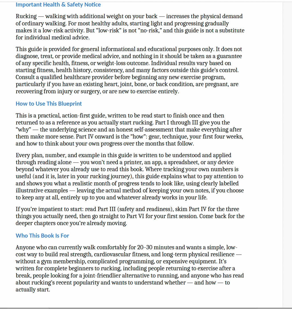The Complete Rucking Blueprint