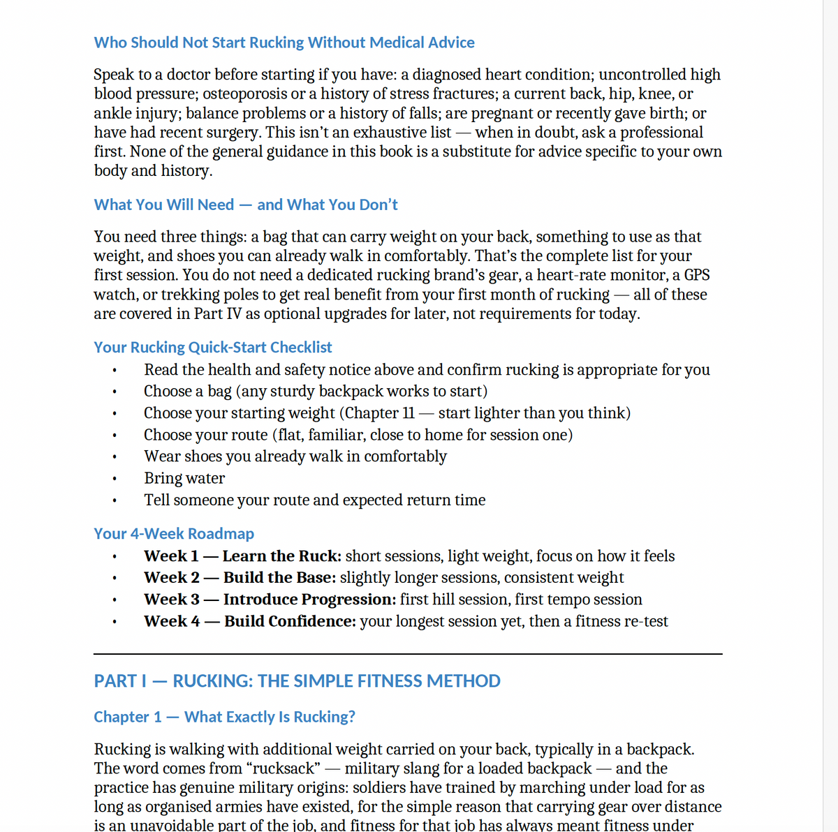 The Complete Rucking Blueprint